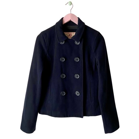 Abercrombie & Fitch Vintage Wool Blend Peacoat - Picture 1 of 8